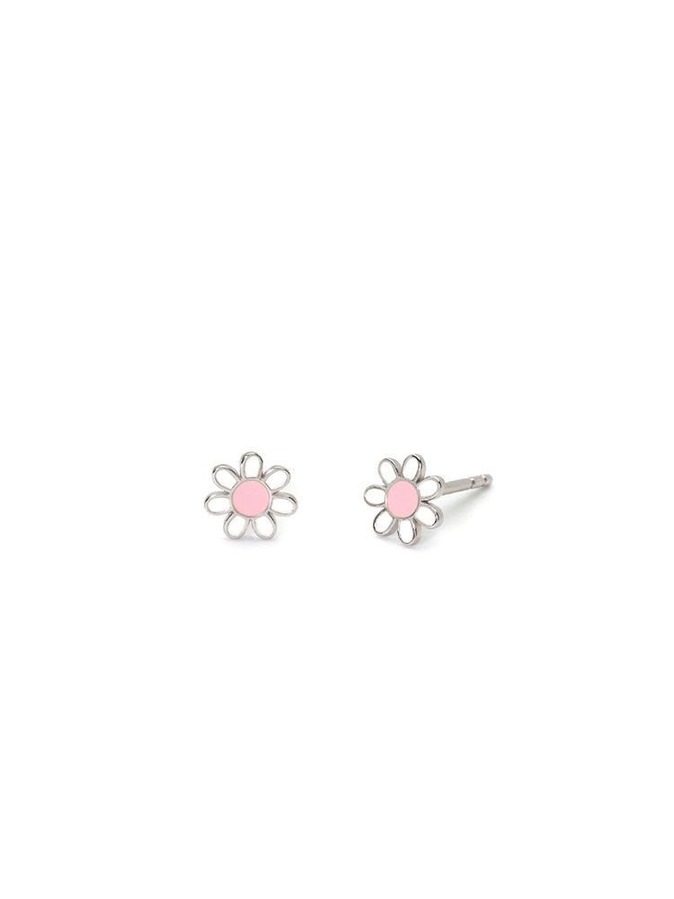 ORECCHINI BAMBINA DAISY IN ARGENTO CON MARGHERITA MABINA GIOIELLI