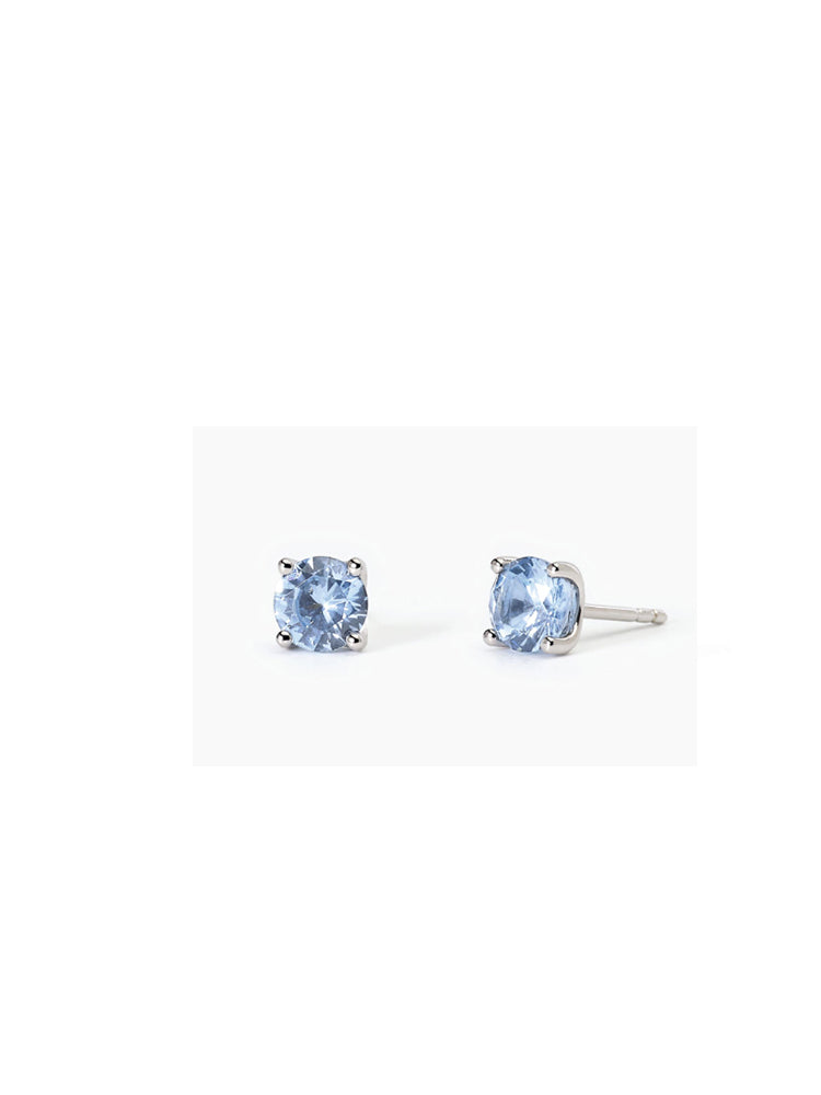 ORECCHINI DONNA SHINY IN ARGENTO CON ACQUAMARINA SINTETICA MABINA GIOIELLI