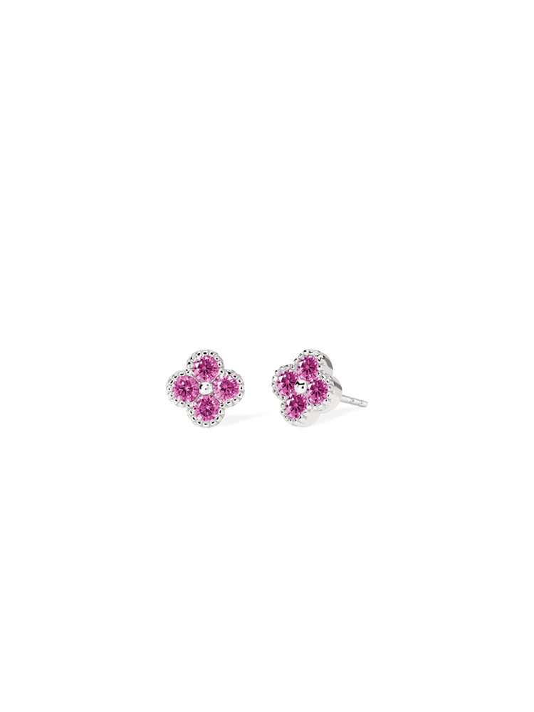 ORECCHINI DONNA JASMIN CON FIORE ROSA MABINA GIOIELLI