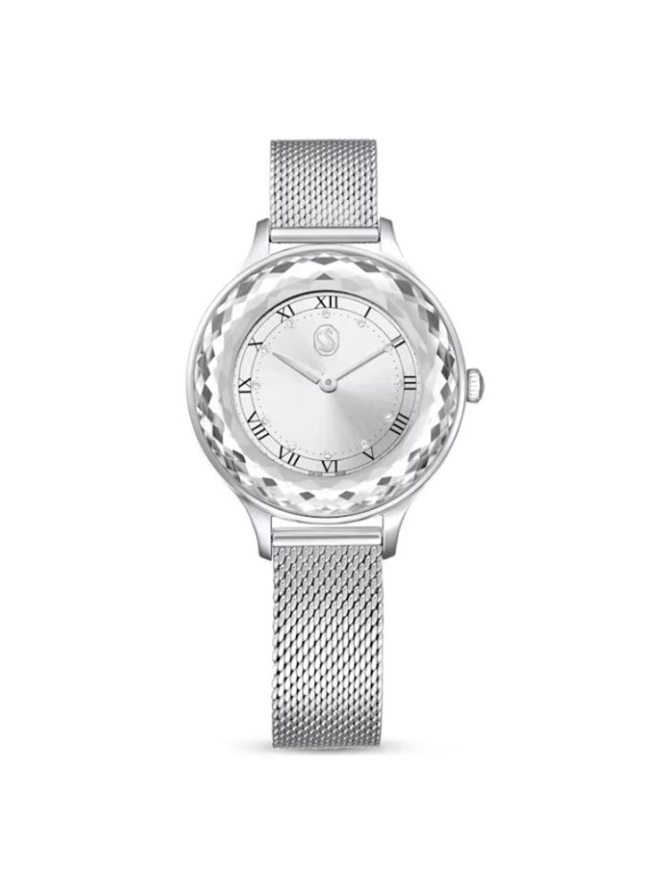 OROLOGIO DONNA OCTEA NOVA IN METALLO TONO ARGENTATO SWAROVSKI