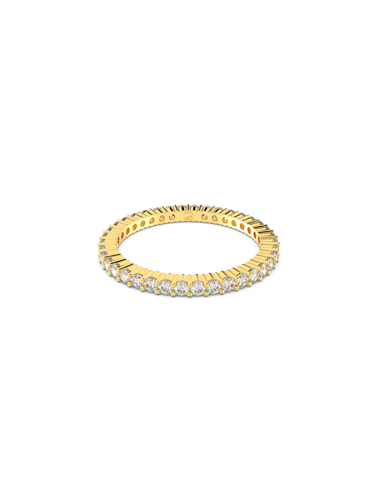 ANELLO DONNA GIRODITO DORATO CON ZIRCONI BIANCHI MIS 58 SWAROVSKI