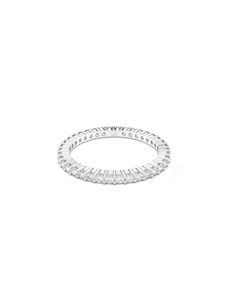 ANELLO DONNA VITTORE GIRODITO CON CRISTALLI BIANCHI MIS 60 SWAROVSKI