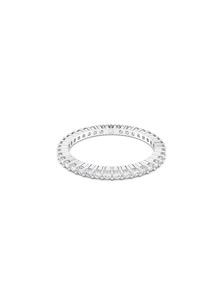 ANELLO DONNA VITTORE GIRODITO CON CRISTALLI BIANCHI MIS 50 SWAROVSKI