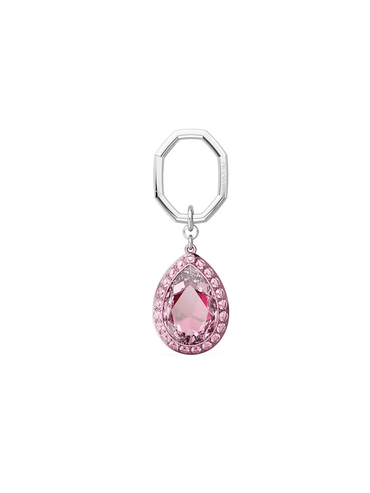 PORTACHIAVI DONNA TAGLIO A GOCCIA ROSA SWAROVSKI