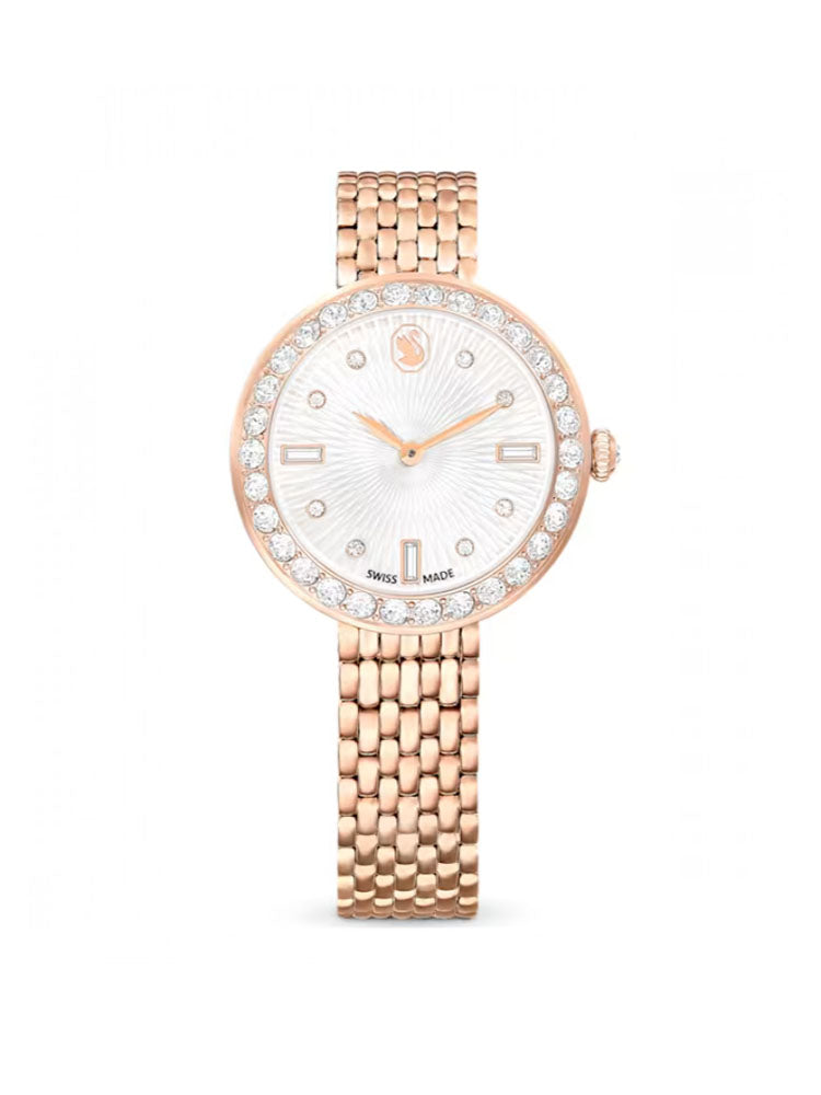 OROLOGIO DONNA CERTA SOLO TEMPO IN ACCIAIO ROSATO SWAROVSKI