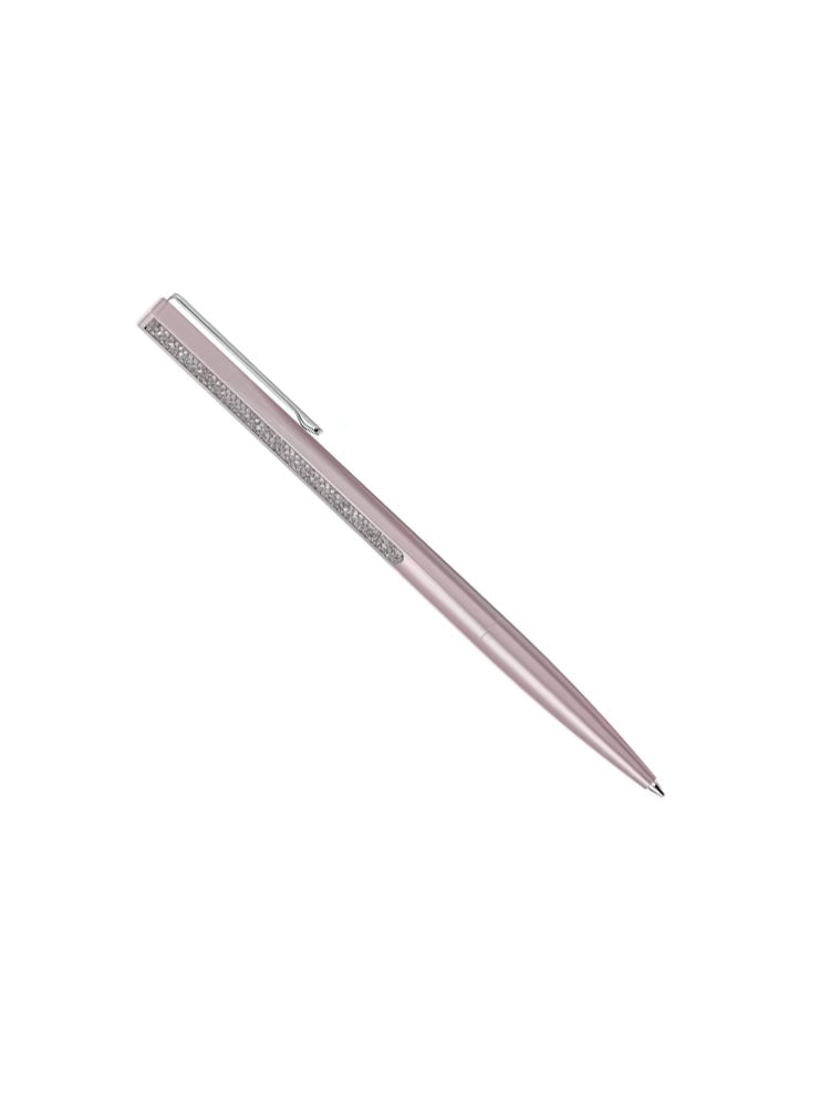 PENNA A SFERA CRYSTAL SHIMMER LACCATA ROSA SWAROVSKI