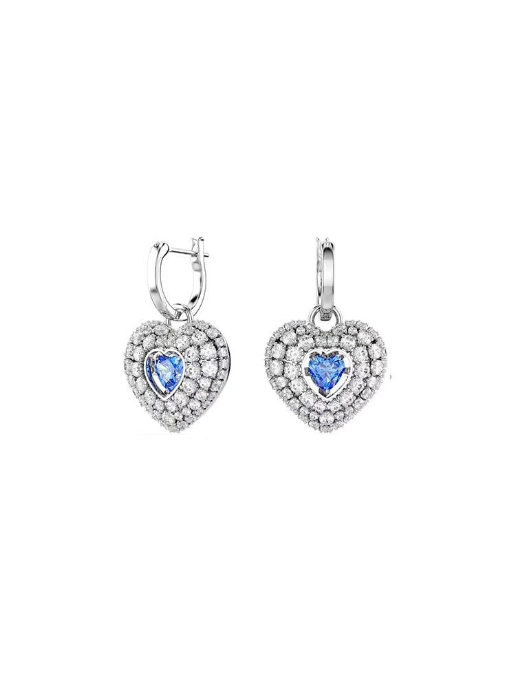 ORECCHINI DONNA HYPERBOLA A CUORE PENDENTI SWAROVSKI
