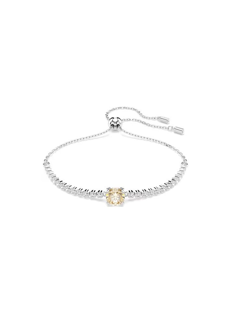 BRACCIALE DONNA MATRIX TENNIS CON CRISTALLO CENTRALE GIALLO SWAROVSKI