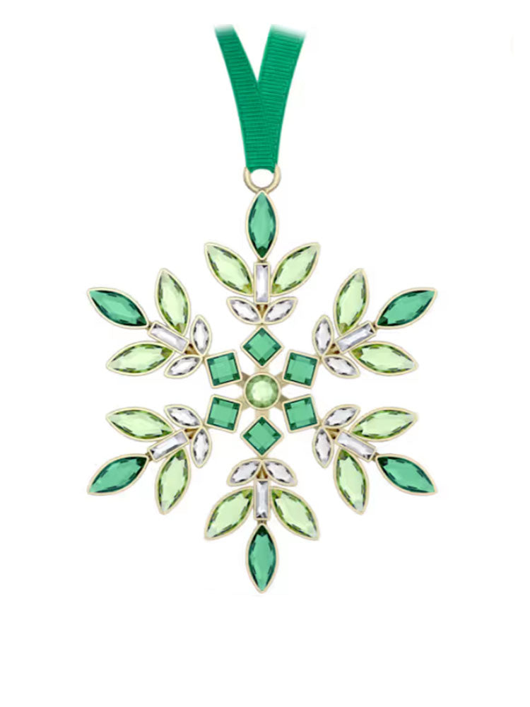 DECORAZIONE NATALIZIA GEMA VERDE SWAROVSKI