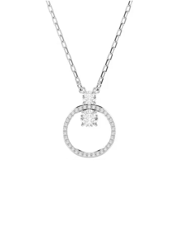 COLLANA DONNA CONSTELLA CON CERCHIO PENDENTE CON CRISTALLI SWAROVSKI