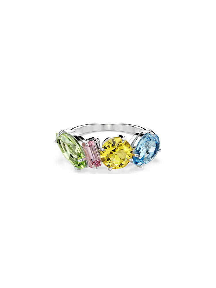ANELLO DONNA GEMA CON CRISTALI TAGLIO MISTO MULTICOLOR MIS 55 SWAROVSKI