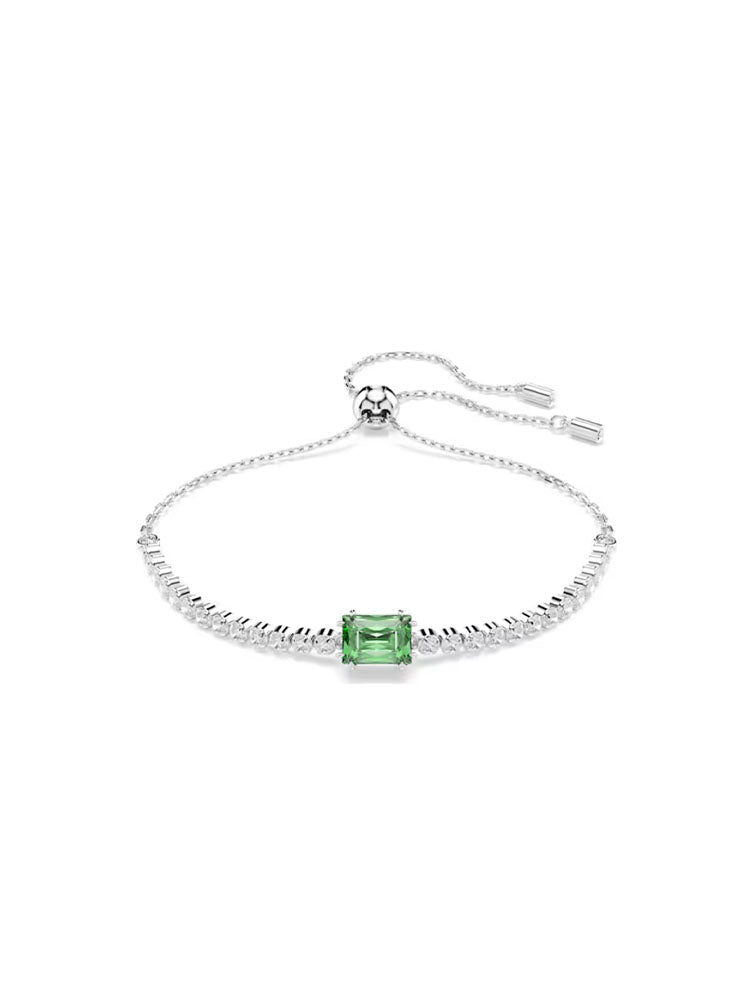 BRACCIALE DONNA MATRIX TENNIS CON CRISTALLO VERDE CENTRALE SWAROVSKI