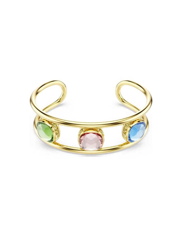 BRACCIALE DONNA RIGIDO CON ZIRCONI CUSHION MULTICOLOR SWAROVSKI
