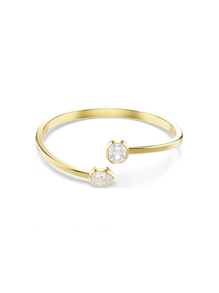 BRACCIALE DONNA IMBER RIGIDO COLOR ORO CON CHIUSURA A MOLLA SWAROVSKI