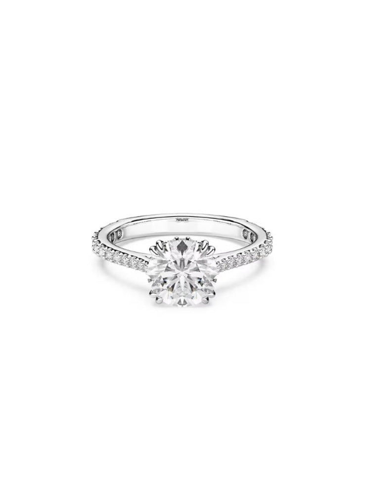 ANELLO DONNA SOLITARIO STILLA BIANCO MIS 55 SWAROVSKI