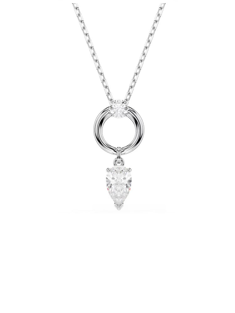 COLLANA DONNA MESMERA CON CRISTALLO PENDENTE A GOCCIA BIANCO SWAROVSKI