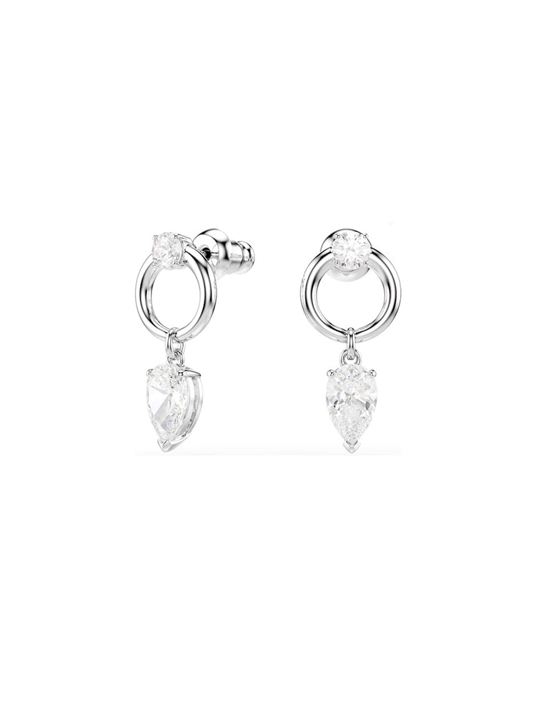 ORECCHINI DONNA MESMERA PENDENTI CON CRISTALLO BIANCO A GOCCIA SWAROVSKI