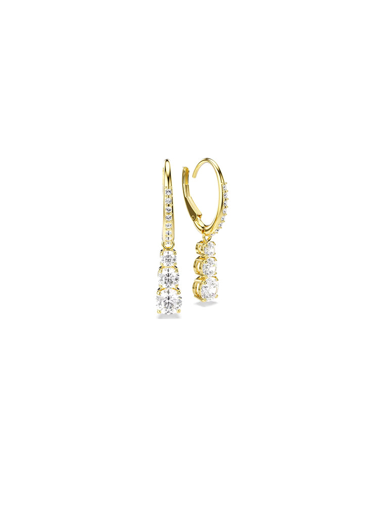 ORECCHINI DONNA STILLA TRILOGY PENDENTI DORATI SWAROVSKI