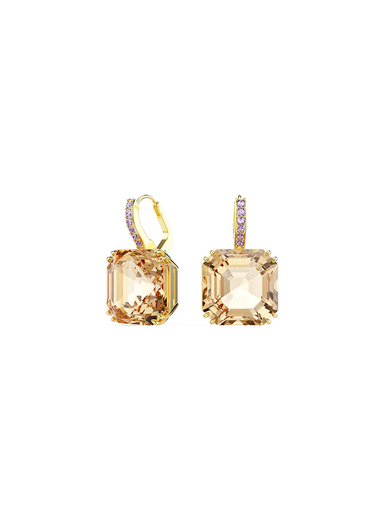 ORECCHINI DONNA MILLENIA PENDENTI CON CRISTALLI COLOR CARAMELLO SWAROVSKI