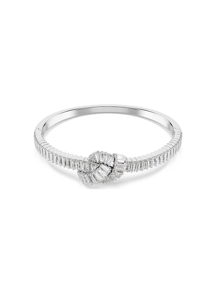 BRACCIALE DONNA MATRIX RIGIDO CON CRISTALLI BAGUETTE BIANCHI SWAROVSKI