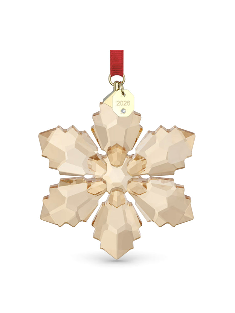 DECORAZIONE ANNUALE NATALE 2026 ORO SWAROVSKI