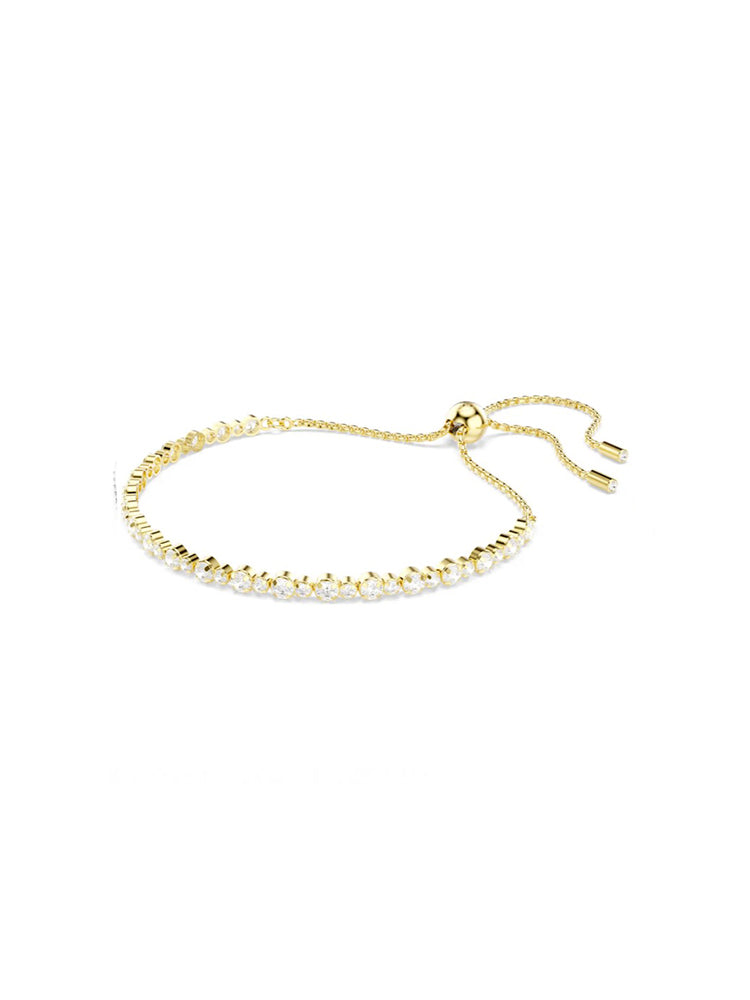 BRACCIALE DONNA MATRIX TENNIS COLOR ORO CON CHIUSURA REGOLABILE SWAROVSKI