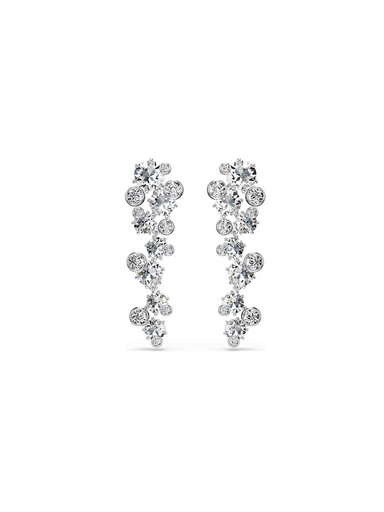 ORECCHINI DONNA CONSTELLA PENDENTI CON ZIRCONI BIANCHI SWAROVSKI