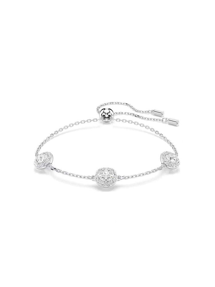 BRACCIALE DONNA UNA ANGELIC CON ZIRCONI BIANCHI ROTONDI SWAROVSKI