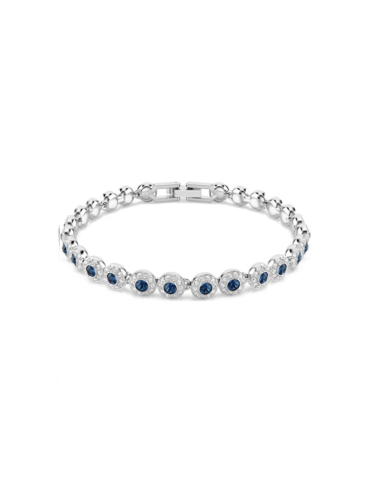 BRACCIALE DONNA UNA ANGELIC CON ZIRCONI BIANCHI E BLU SWAROVSKI