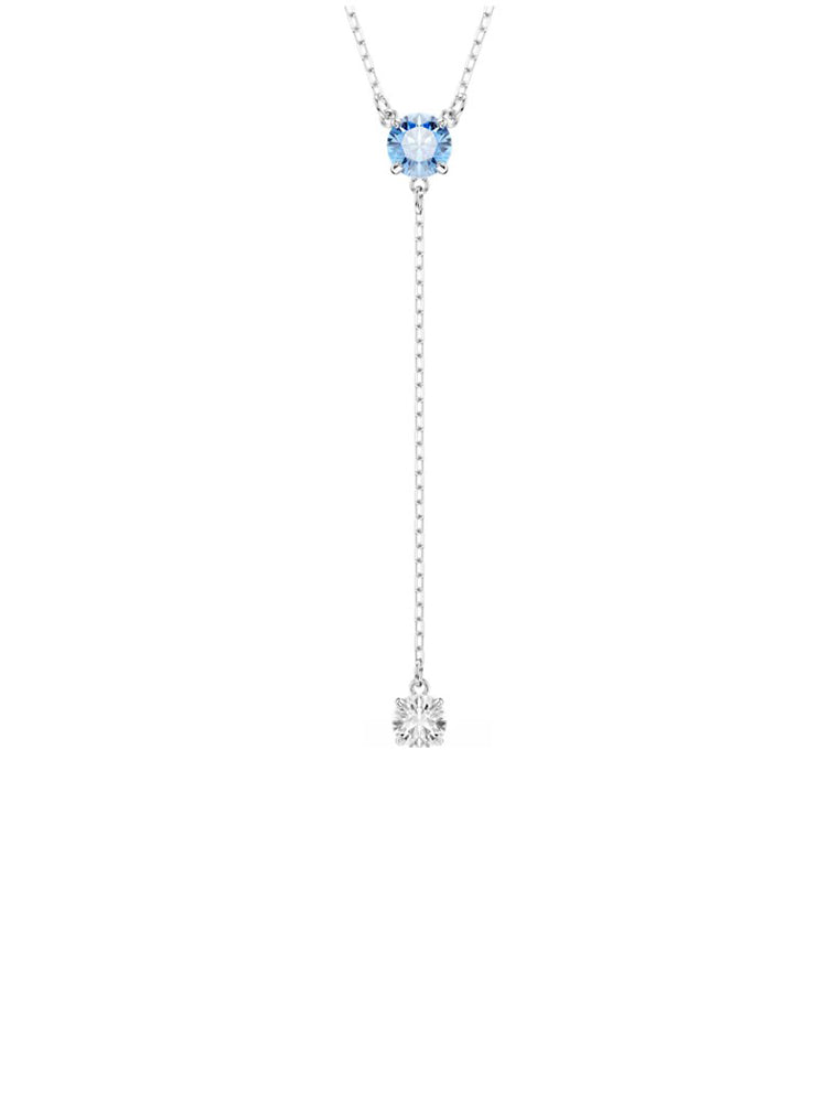 COLLANA DONNA STILLA A Y CON ZIRCONI BIANCHI E BLU SWAROVSKI