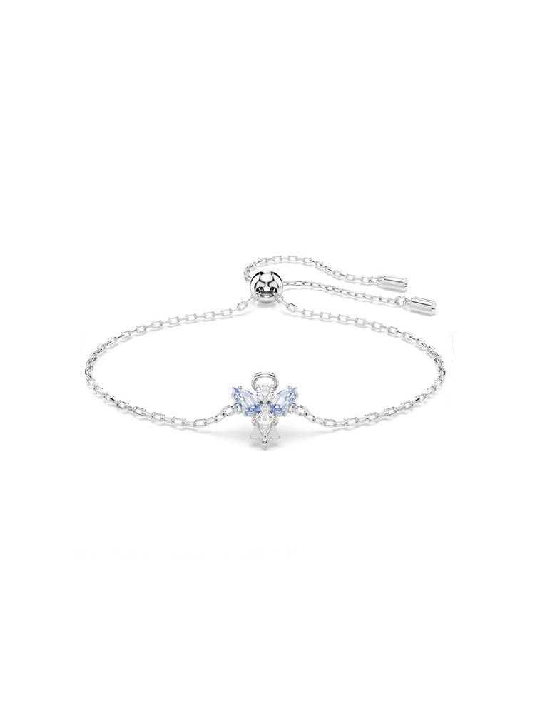 BRACCIALE DONNA MAGIC CON ANGELO DI ZIRCONI BIANCHI E BLU SWAROVSKI