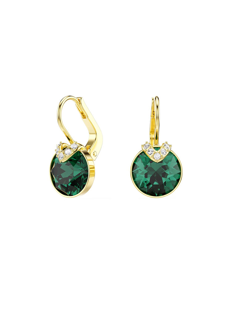 ORECCHINI DONNA BELLA V PENDENTI CON ZIRCONI VERDI SWAROVSKI