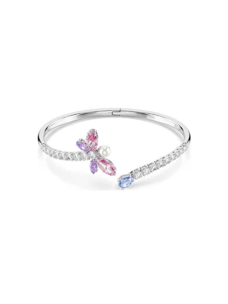 BRACCIALE DONNA RIGIDO CON LIBELLULA MULTICOLORE ARIANA GRANDE X SWAROVSKI