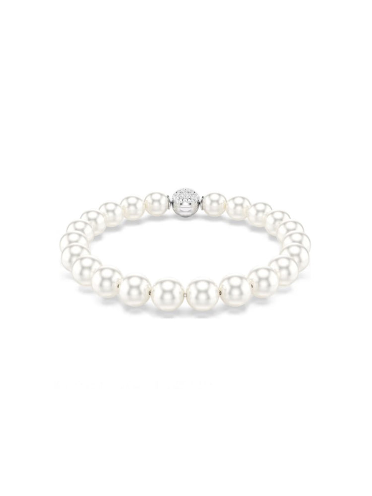 BRACCIALE DONNA MATRIX FILO DI PERLE BIANCHE SWAROVSKI