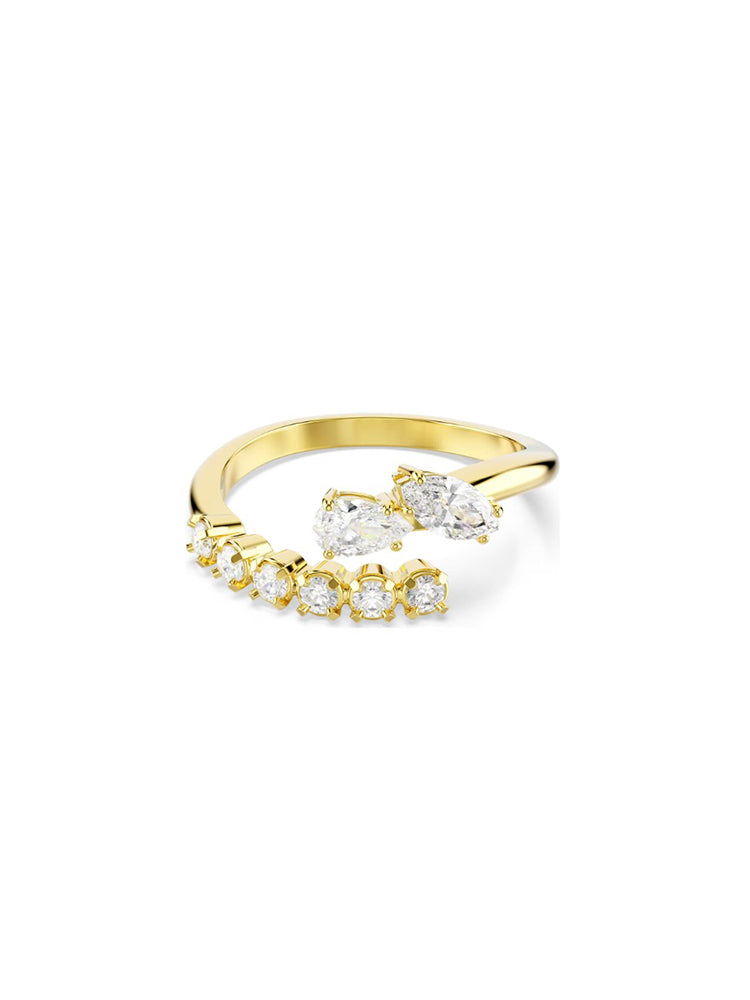 ANELLO DONNA MESMERA APERTO PLACCATO ORO MIS 55 SWAROVSKI
