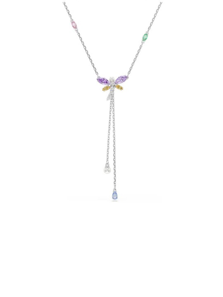 COLLANA DONNA A Y CON LIBELLULA MULTICOLOR ARIANA GRANDE X SWAROVSKI
