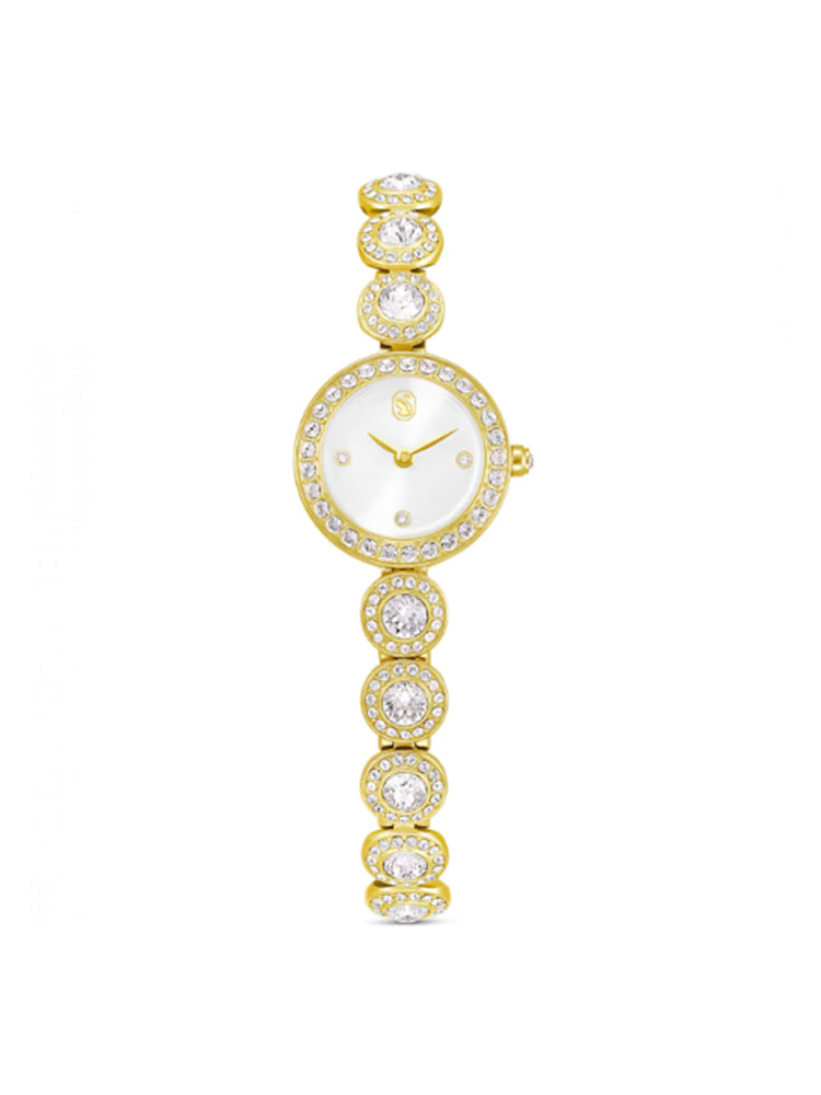 OROLOGIO DONNA UNA ANGELIC IN ACCIAIO DORATO SOLO TEMPO SWAROVSKI