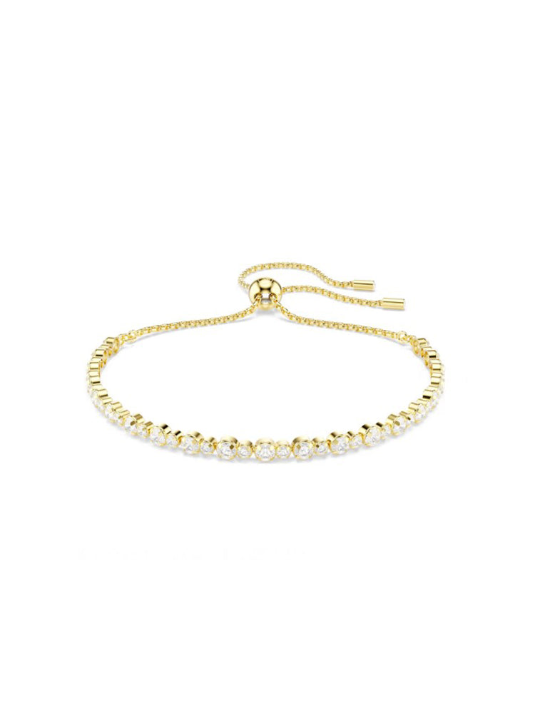 BRACCIALE DONNA MATRIX TENNIS FINITURA ORO 18K E CRISTALLI SWAROVSKI