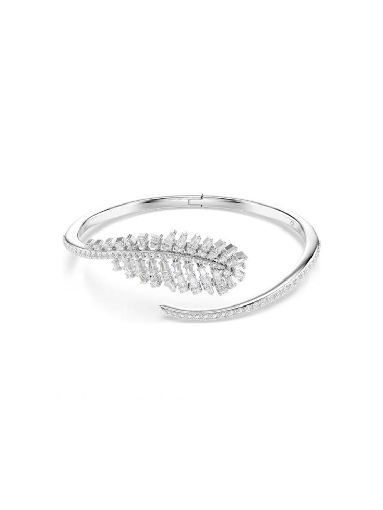 BRACCIALE DONNA VIENNA RIGIDO CON PIUMA SWAROVSKI