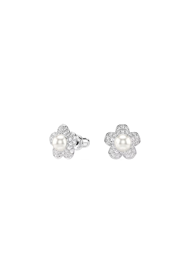 ORECCHINI DONNA A LOBO A FIORE CON PERLA ARIANA GRANDE X SWAROVSKI