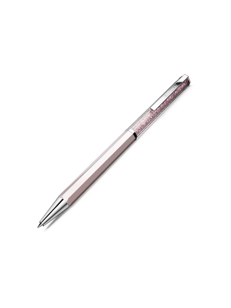 PENNA A SFERA CRYSTALLINE LACCATA ROSA SWAROVSKI