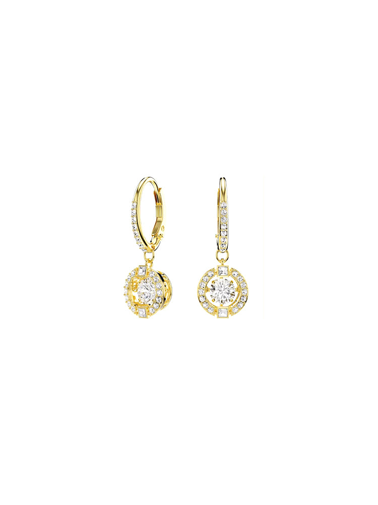 ORECCHINI DONNA UNA ANGELIC PENDENTI DORATI SWAROVSKI