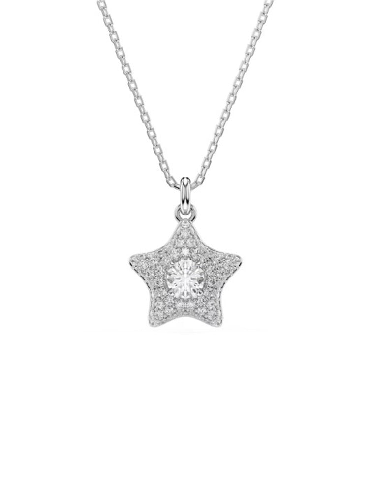 COLLANA DONNA SUBLIMA CON STELLA PENDENTE BIANCA SWAROVSKI