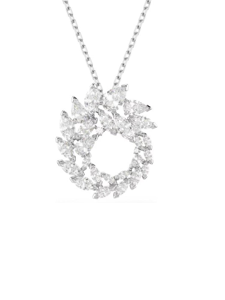 COLLANA DONNA MESMERA CON PENDENTE CON CRISTALLI BIANCHI SWAROVSKI