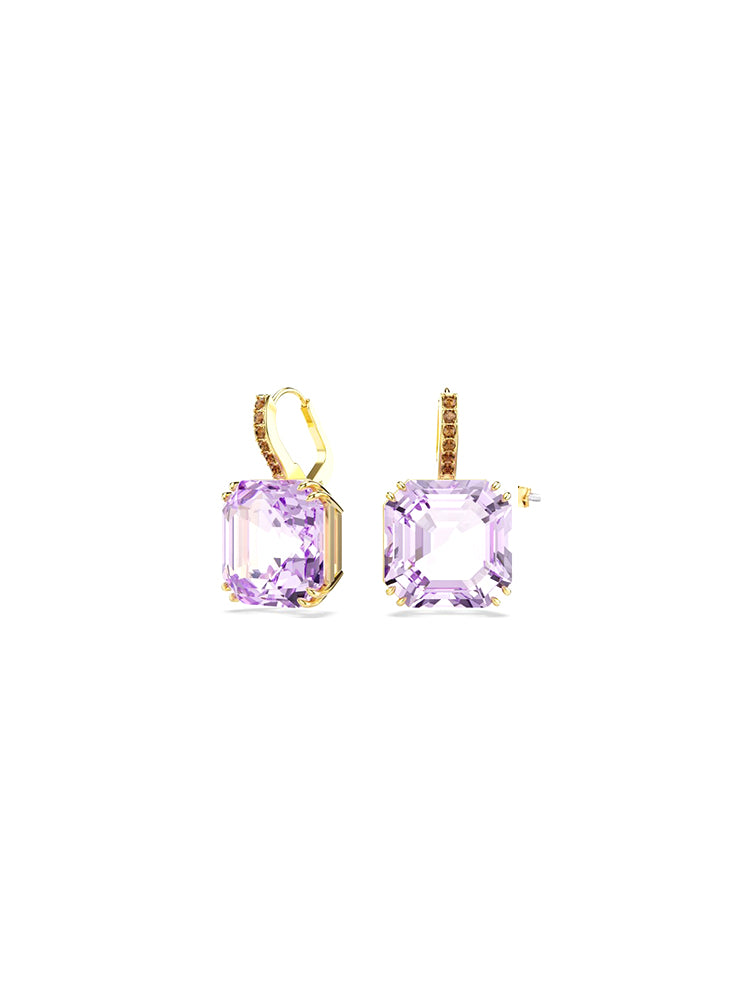 ORECCHINI DONNA MILLENIA PENDENTI CON CRISTALLI VIOLA SWAROVSKI