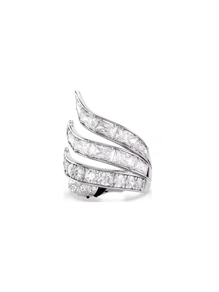 ANELLO DONNA COCKTAIL VIENNA CIGNO MIS 55-60 SWAROVSKI