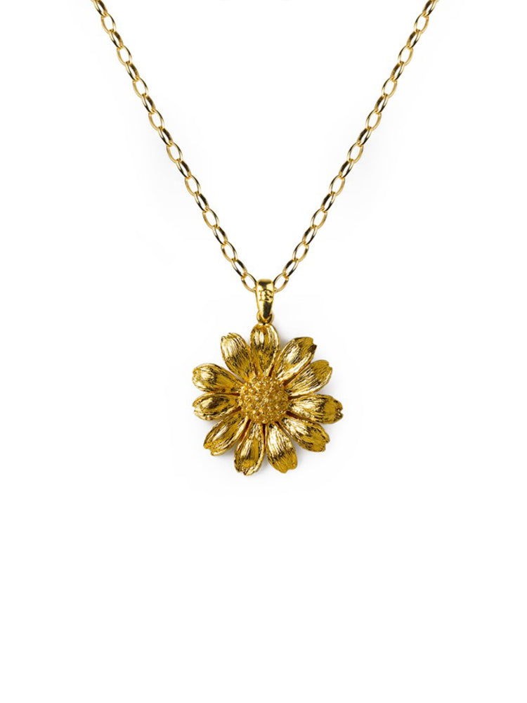 COLLANA DONNA MARGHERITA PLACCATA ORO ISOLA BELLA