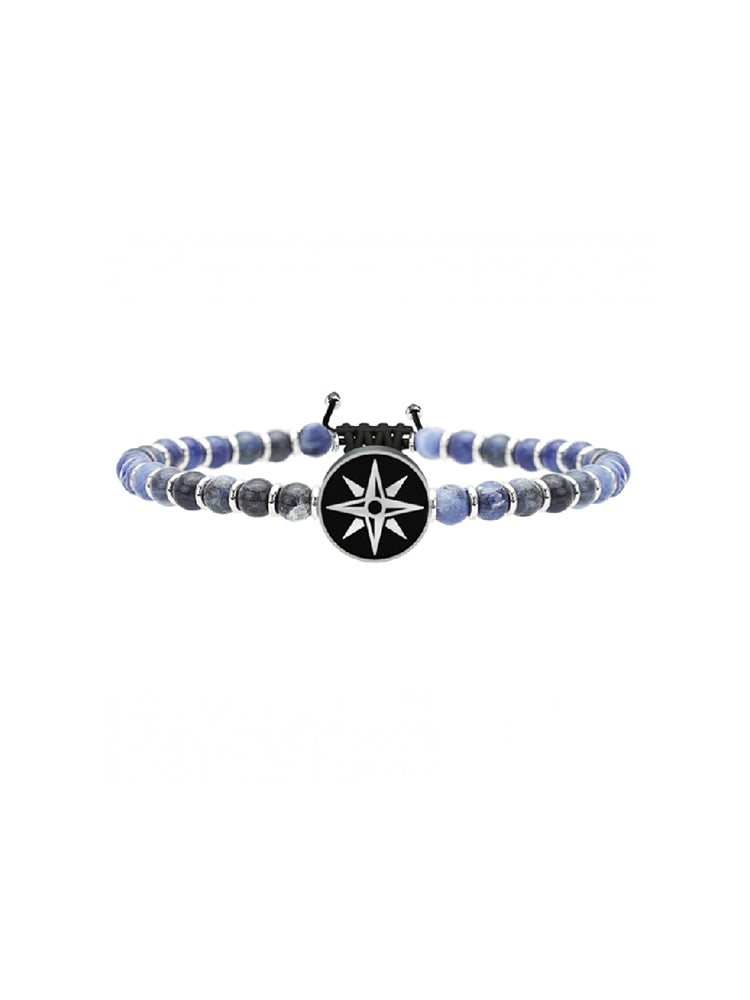 BRACCIALE UOMO SYMBOLS - ROSA DEI VENTI, LIBERO ED INTREPIDO - KIDULT