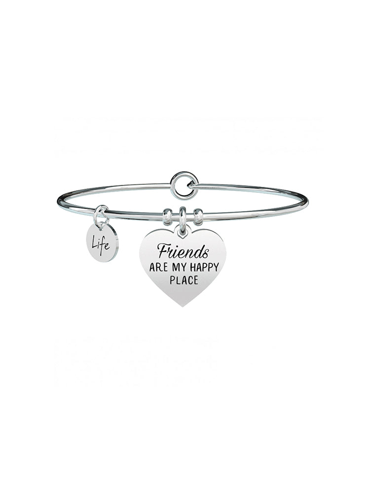 BRACCIALE DONNA LOVE - FRIENDS ARE MY HAPPY PLACE - KIDULT