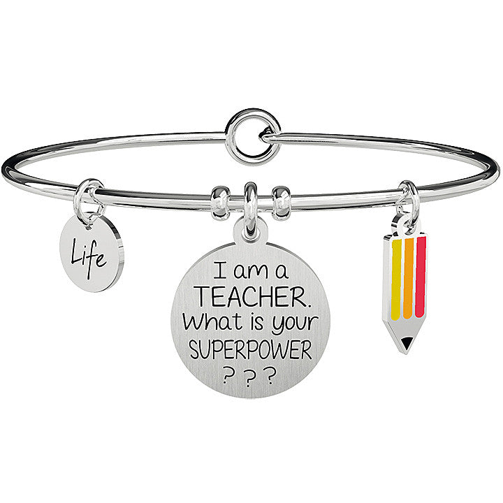 BRACCIALE DONNA LOVE - INSEGNANTI - I AM A TEACHER.. KIDULT